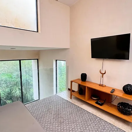 Jungle Penthouse With *private Plunge Pool*/aldea Zama Apartment