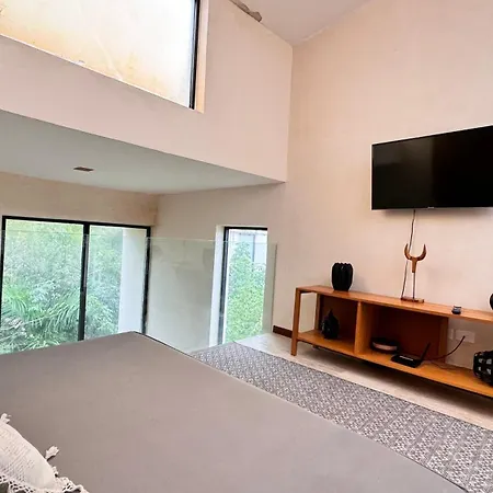 Jungle Penthouse With *private Plunge Pool*/aldea Zama Apartment
