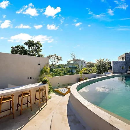 Majestic Jungle With 2 Pools & Rooftop Bbq Villa Tulum