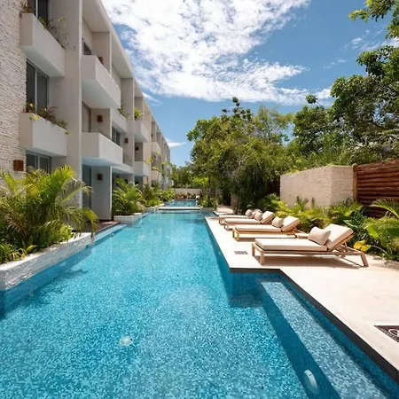 Apartment Nhoa 303a Lux 2br Pool View In Aldea Zama *