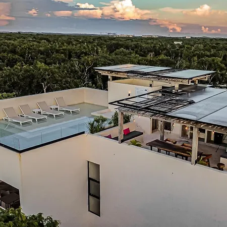 Downtown Delight -roof With Pool & Bbq & Jungle Gym Apartment Tulum