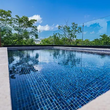 Villa Charming With Pool In Aldea Zama *