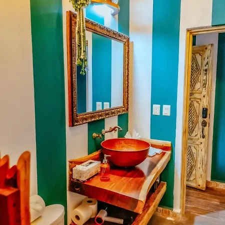 Apartment Rooftop Oasis In The Heart Of Tulum-king Bed Tulum