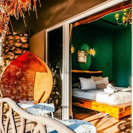 Cozy And Chic Escape Poolside Retreat King Bed * Tulum