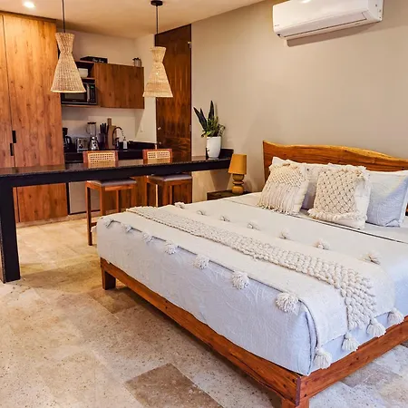 Apartment Premium In 2 Bedrooms Roof Pool - Aldea Zama Tulum