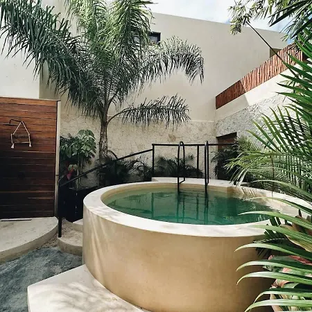 Bambu Con Alberca Privada En * Tulum