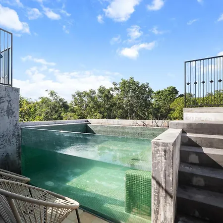 2br Jungle Ph W Private Pool, Rooftop, Apartment Tulum