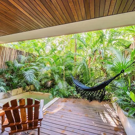 Romantic Garden W Private Pool Access * Tulum