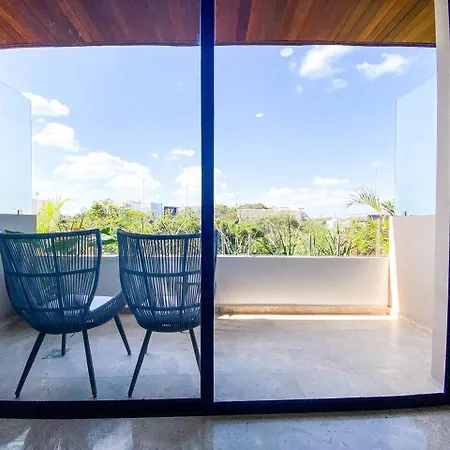 Menesse - Bright Ph Downtown With Private Pool And Terrace * Tulum