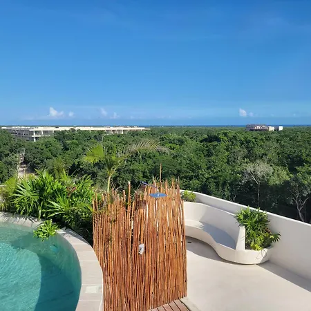 Estudio Nuevo En 5 Minutos De La Playa Con Alberca Y Gym Apartamento Tulum