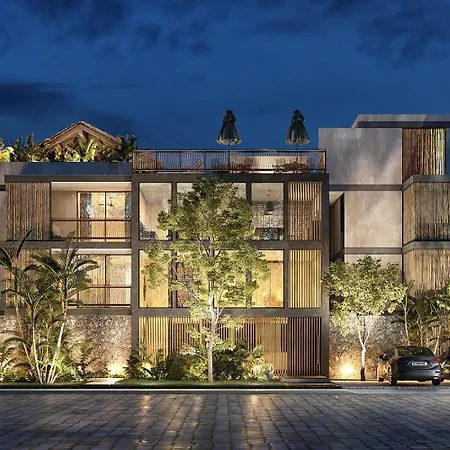 Premium In 2 Bedrooms Roof Pool - Aldea Zama Apartment Tulum