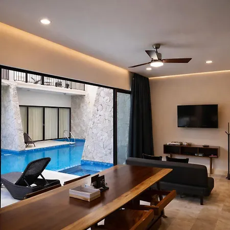 Holiday home 2 Bed Swim-up, Gril With Jacuzzi Aldea Zama *