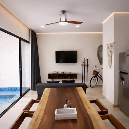 2 Bed Swim-up, Gril With Jacuzzi Aldea Zama Holiday home *