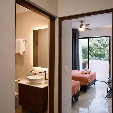 2 Bed Swim-up, Gril With Jacuzzi Aldea Zama Tulum