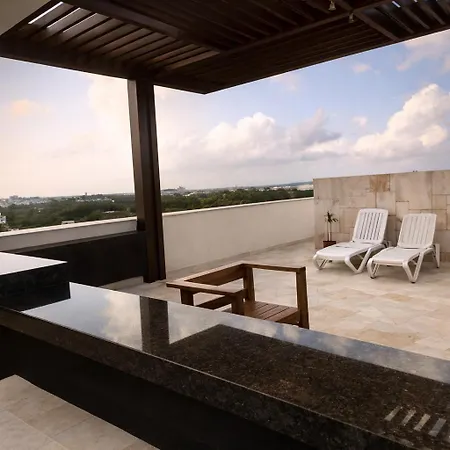 2 Bed Swim-up, Gril With Jacuzzi Aldea Zama *