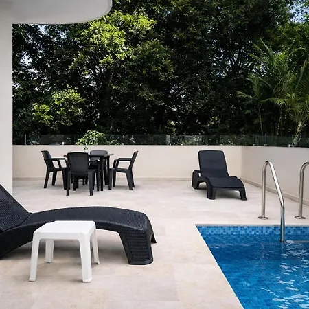 2 Bed Swim-up, Gril With Jacuzzi Aldea Zama