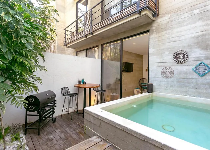 Apartment With Private Plunge Pool At Madara Tulum Earth 1