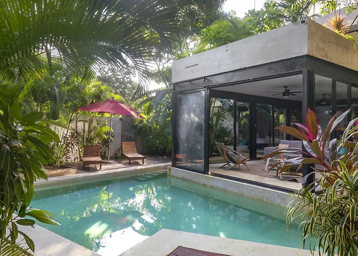Lovely 4Br Villa, Private Pool, Aldea Zama,Concierge Service