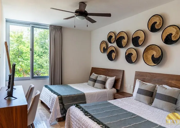 Nhoa 203C Lux 1Br Condo Pool View In Aldea Zama