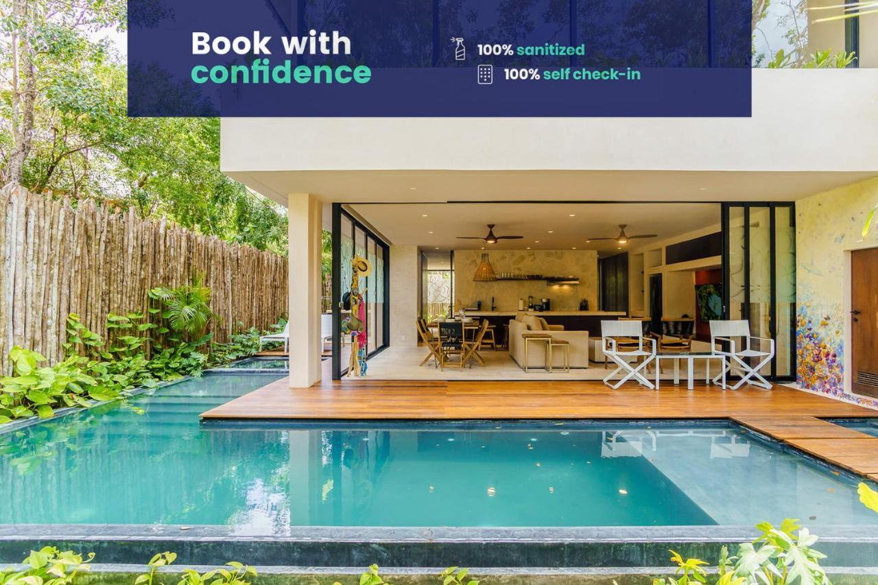 Apartment Gorgeous Flowy Space With Wrap-around Private Pool Tulum