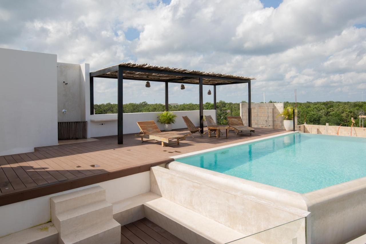 Modern 4br In La Veleta With Rooftop Pool, Amazing Amenities & Incredible Jungle View Apartment Tulum