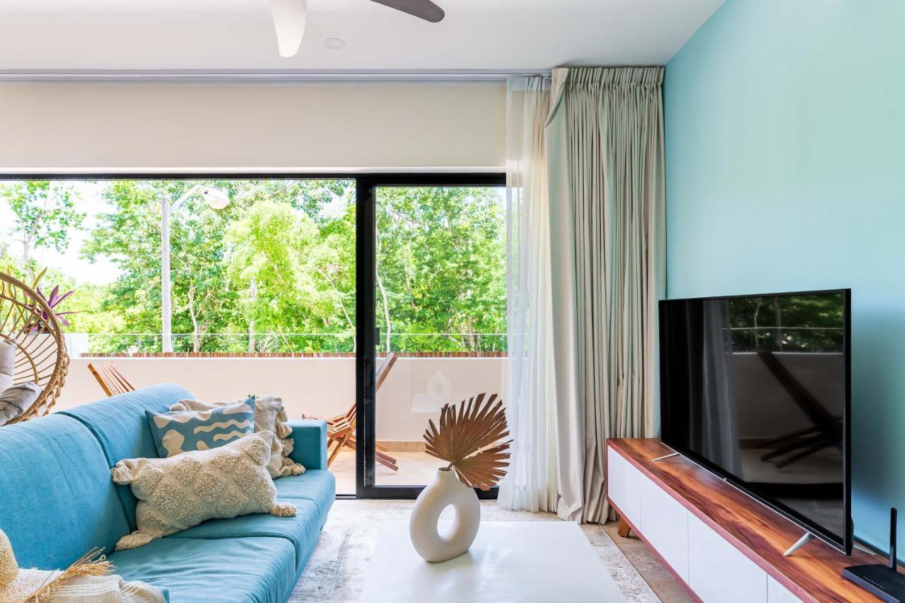 Promo 2br With Rooftop Pool, Gym And Free Bikes Apartment Tulum