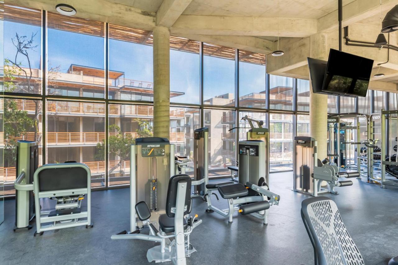 Apartment 1br Private Cenote Jungle View Gym 24 7 Security - Xalet B204 *