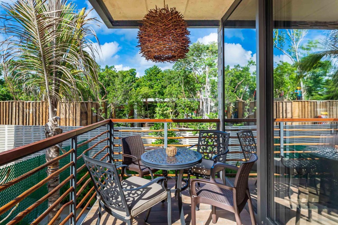 Apartment 1br Private Cenote Jungle View Gym 24 7 Security - Xalet B204 *