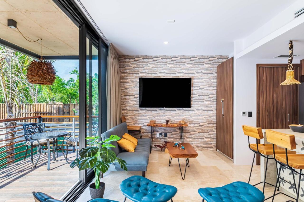 1br Private Cenote Jungle View Gym 24 7 Security - Xalet B204 Apartment *