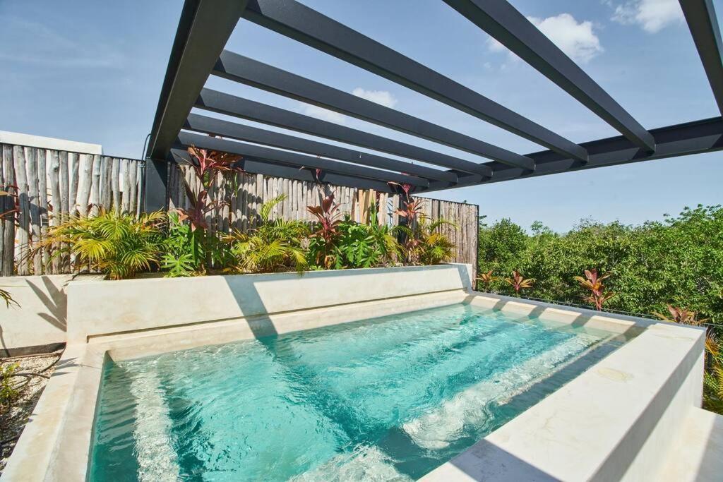 Nuuch Classy Ph W/ Private Pool/rooftop, Aldea Zama Tulum