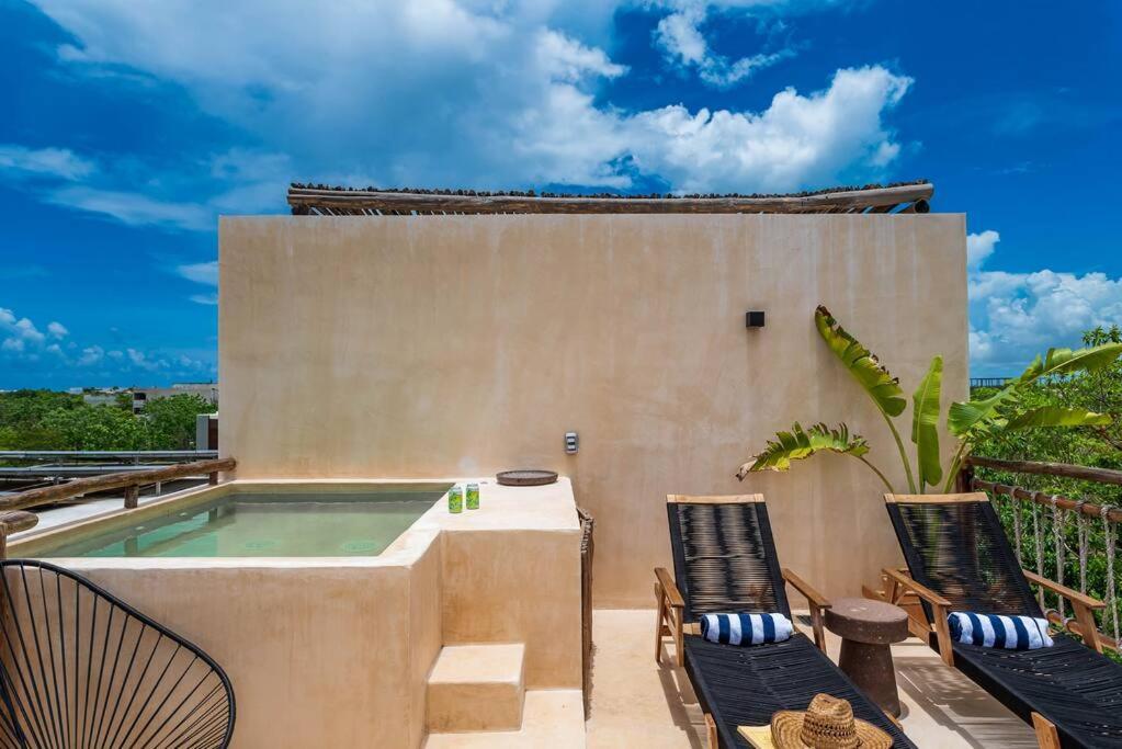 Apartment @villa.akbal- 2bd Rooftop W/ Open Dinning Tulum