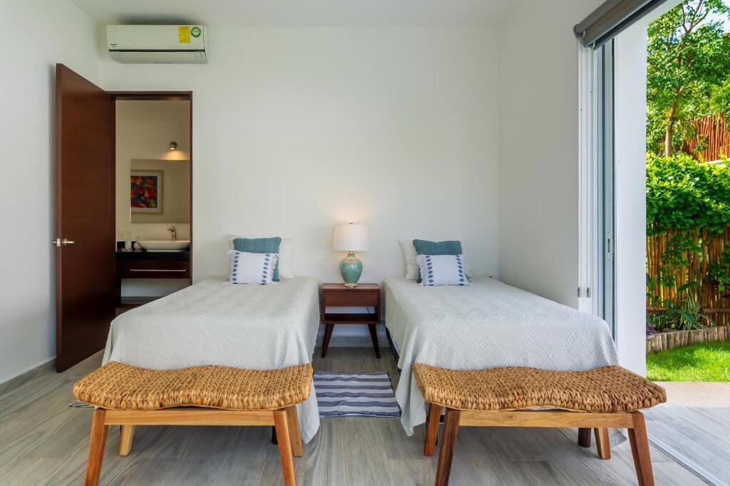 Luxury Private 3bed Villa, Garden, Pool,security Pousada Tulum