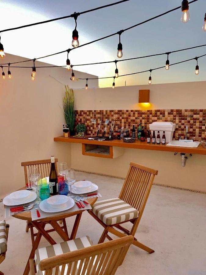 Sleeps 4-6-amazing 2 Bedroom Ph With Bbq Jacuzzi Tulum