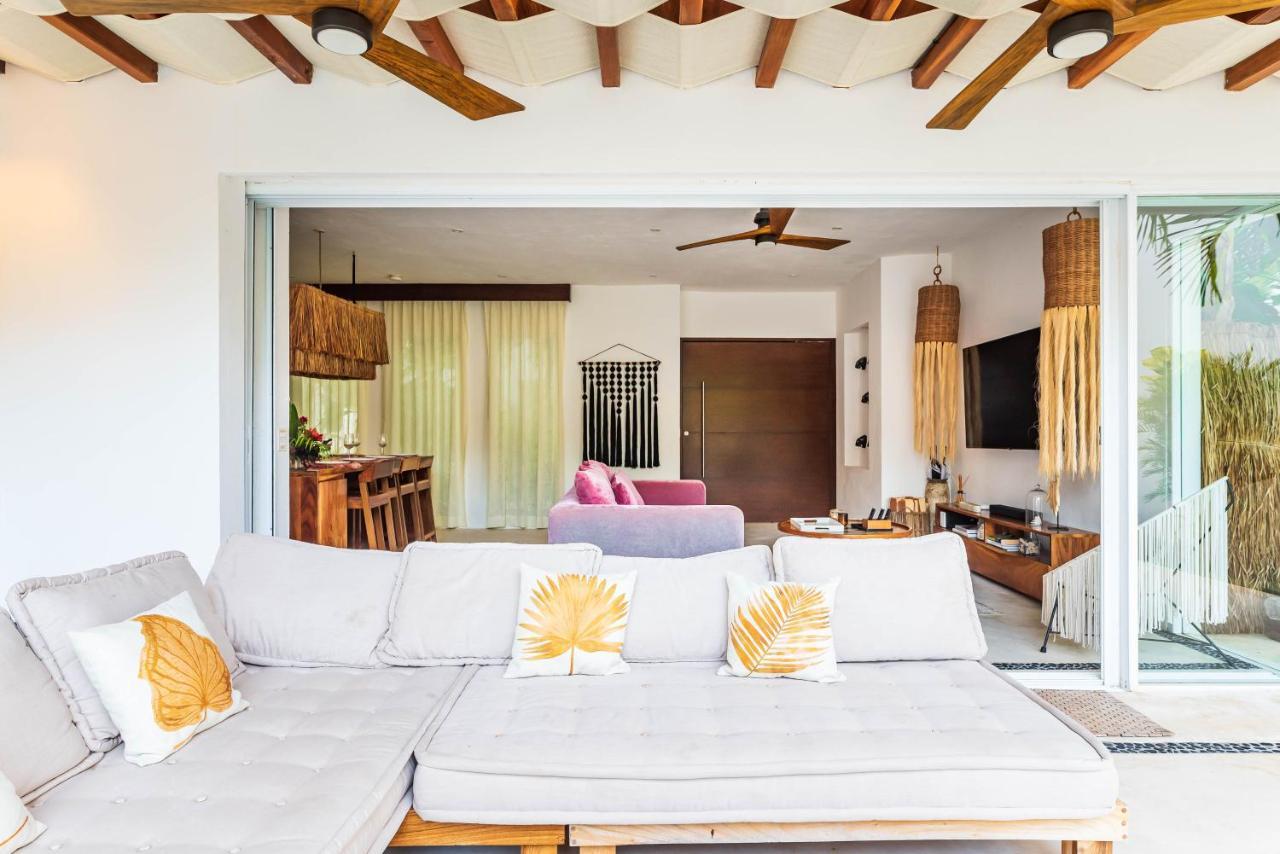 Villa Ek'balam & Flamingo, Luxury Villas, Private Pool, Private Garden, Jacuzzi, 24h Security Tulum