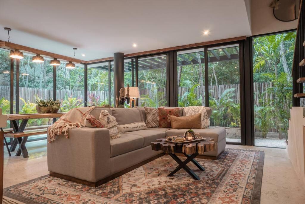 Apartamento Townhouse De Lujo En La Selva Con Alberca Privada