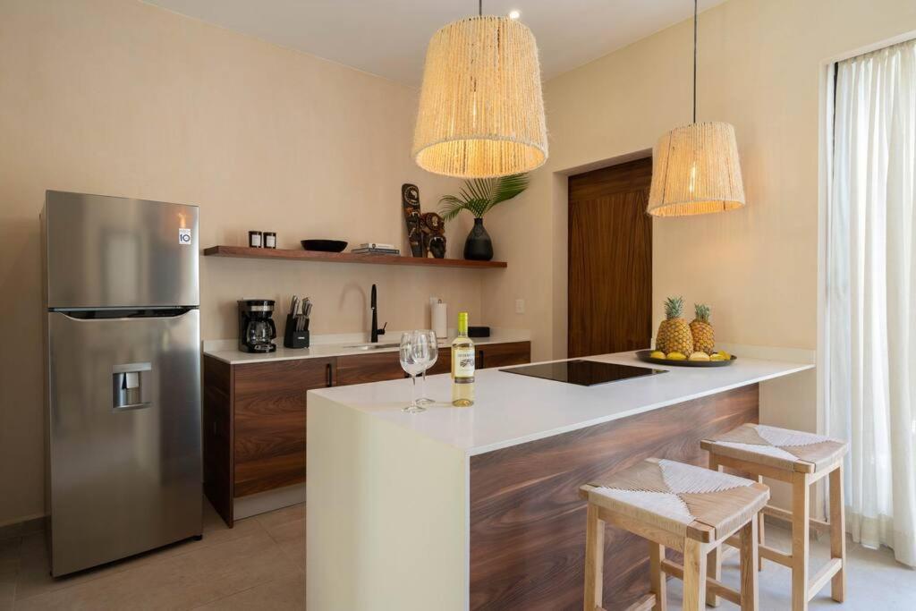 Departamento Boho Chic, Alberca Privada , Centrico Apartment *