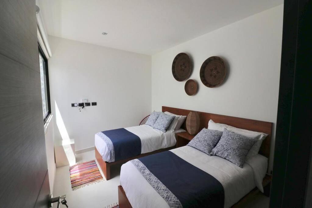 Amazing!! Ph 2 Bdrm + Private Rooftop &pool /aldea Zama Apartment