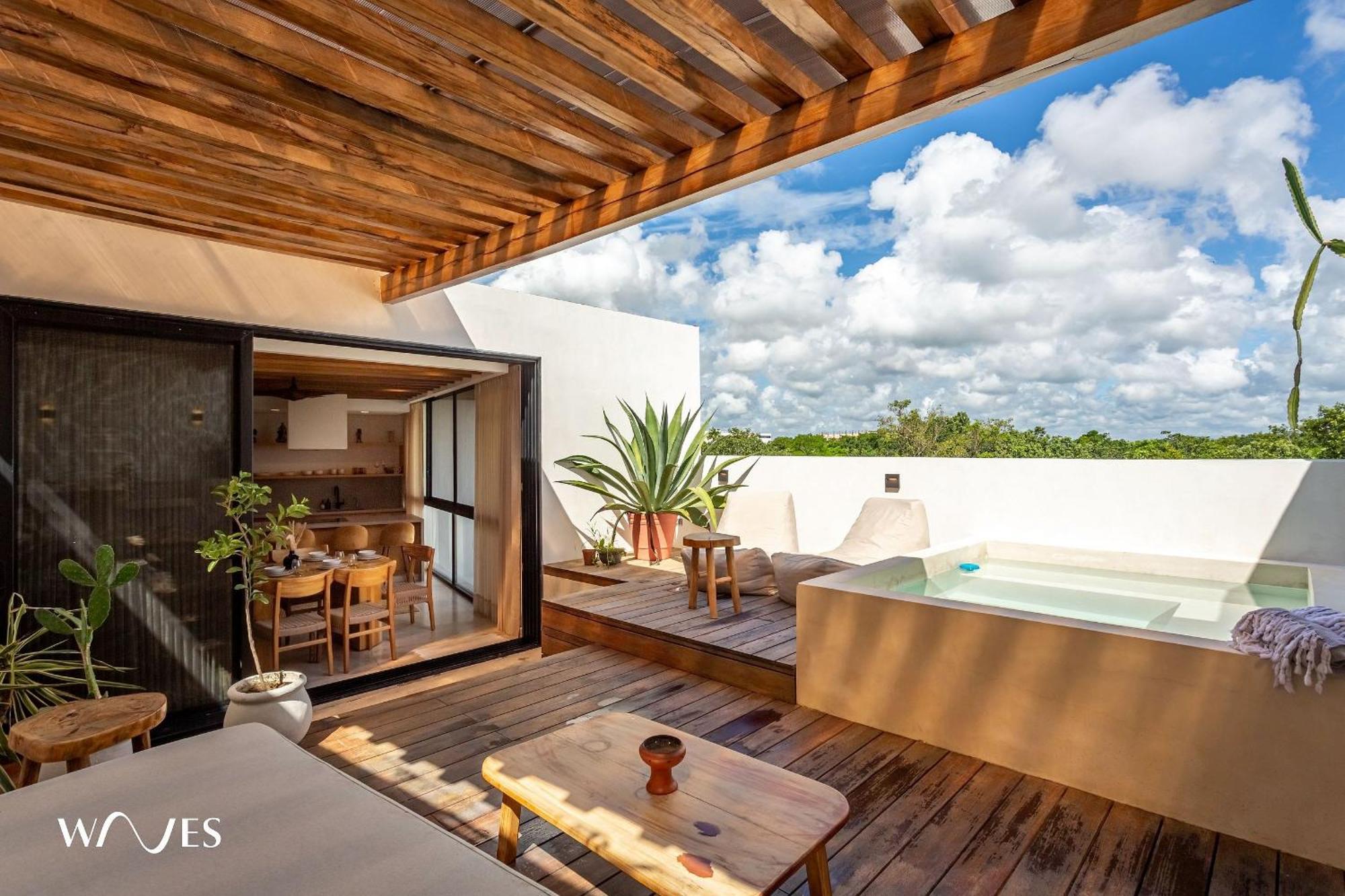 Lx Ph De 2 Rec. | Piscina Privada | Vista Hermosa Apartment Tulum