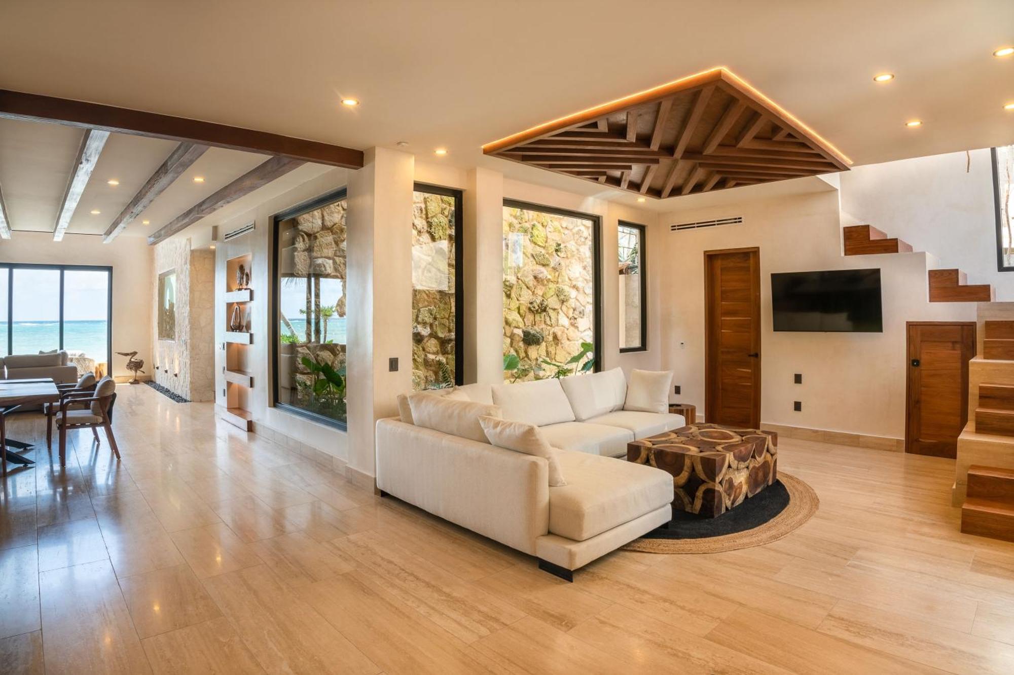Tulumar Beachfront Luxury Villa- Full Service *