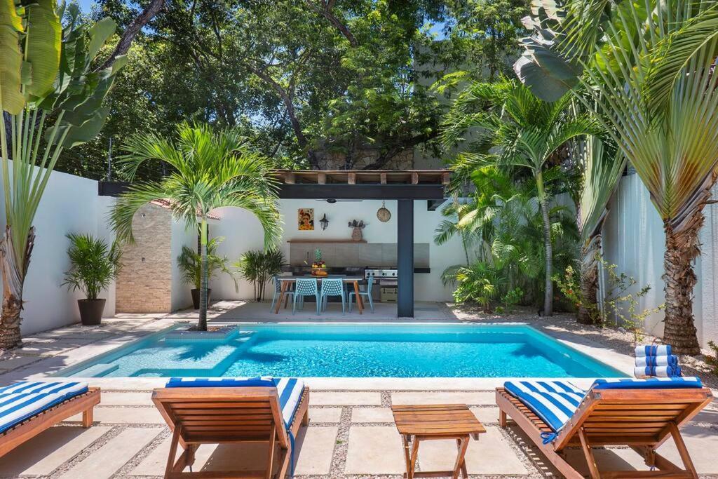 Wonderful Tropical 3br, Garden, Private Pool. * Tulum