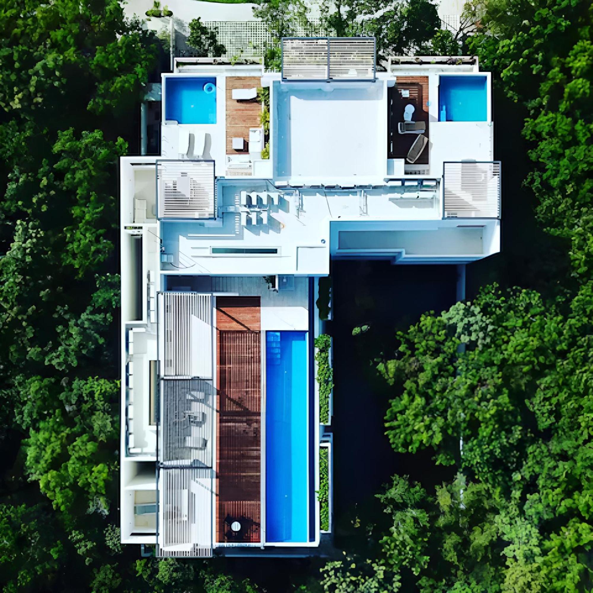 Apartment Prive Modern With Private Pool In