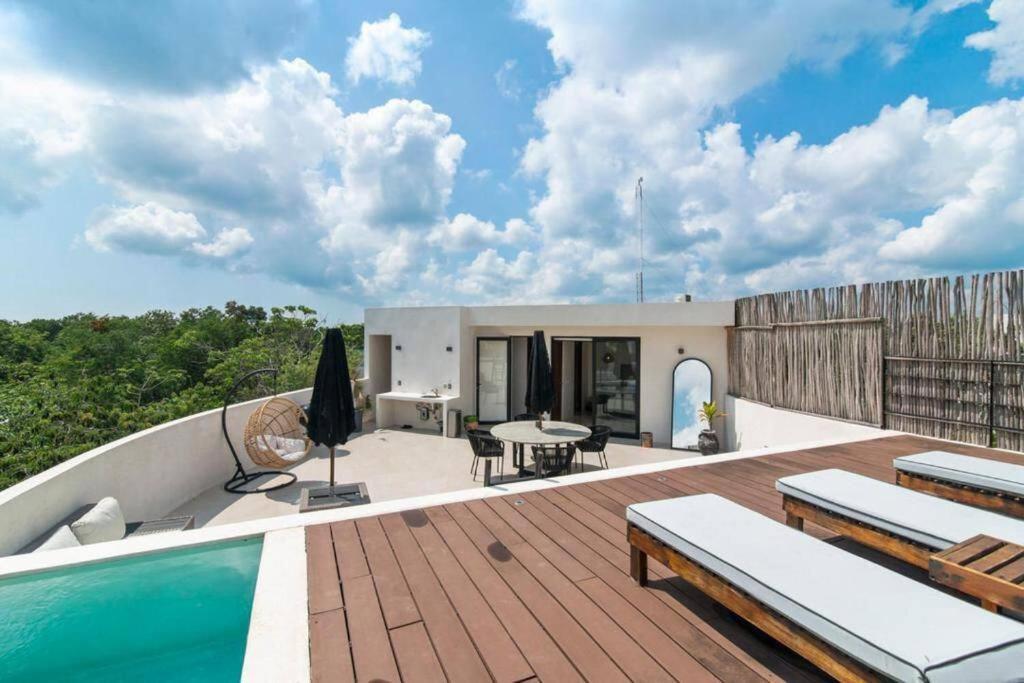Luxury In L Huge Private Rooftop With Pool Apartment Tulum