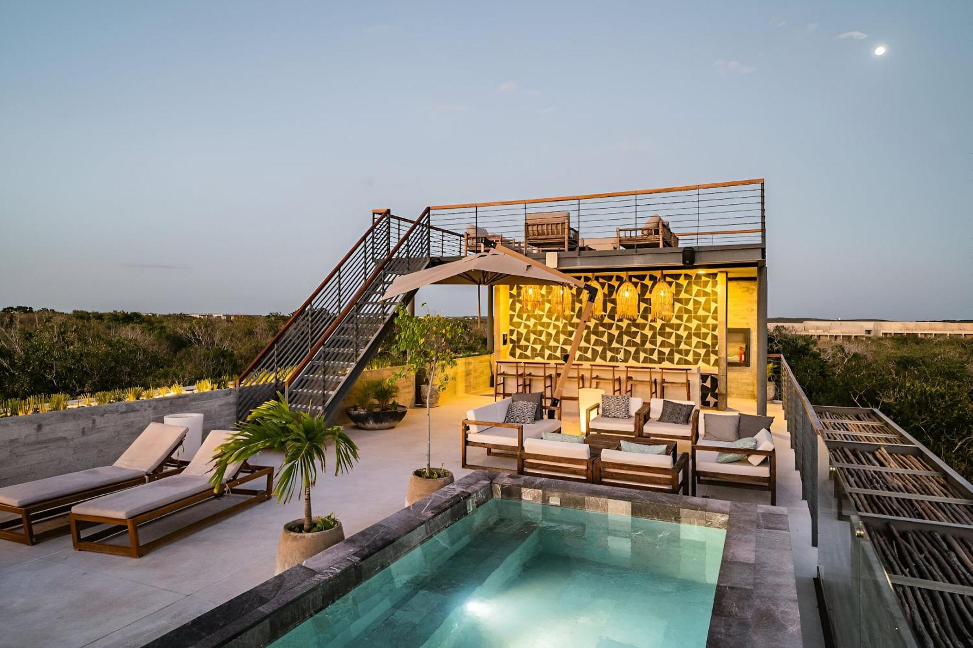 Apartment Unique 1br Swim Up Cenote, And Gym *