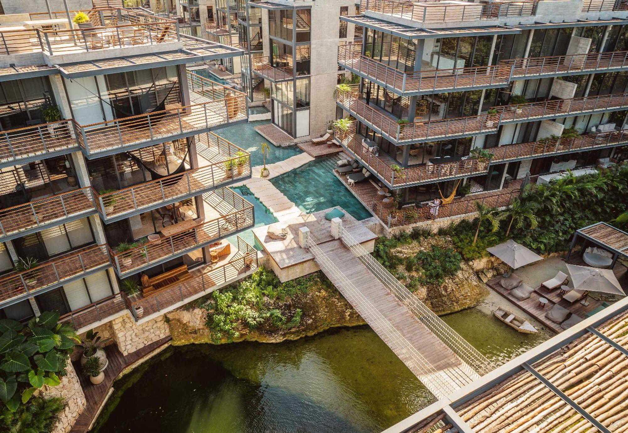 Waterworld 1br Cenote Rooftop Pools Gym Tulum