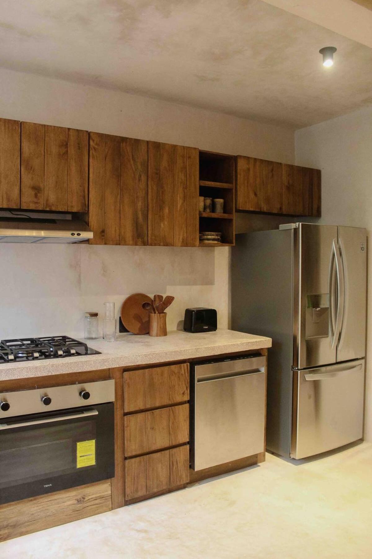 Boho Organic 3br Villa, Gated Community, Rooftop Holiday home Tulum