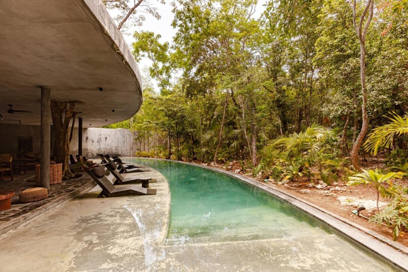 Encanto Luxe Jungle 10min Beachhot Tubking Apartment Tulum