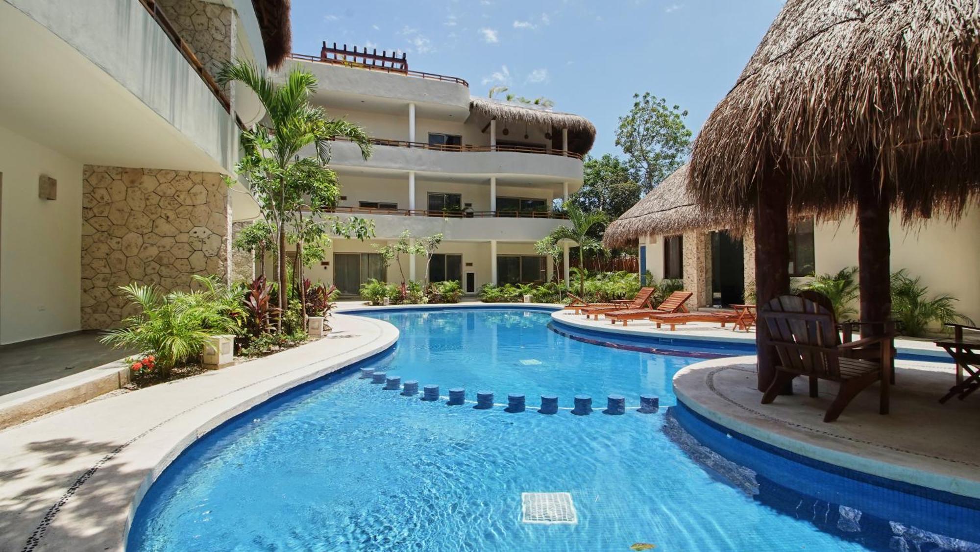 Aldea Zama Penthouse With Private Rooftop In Gated Community