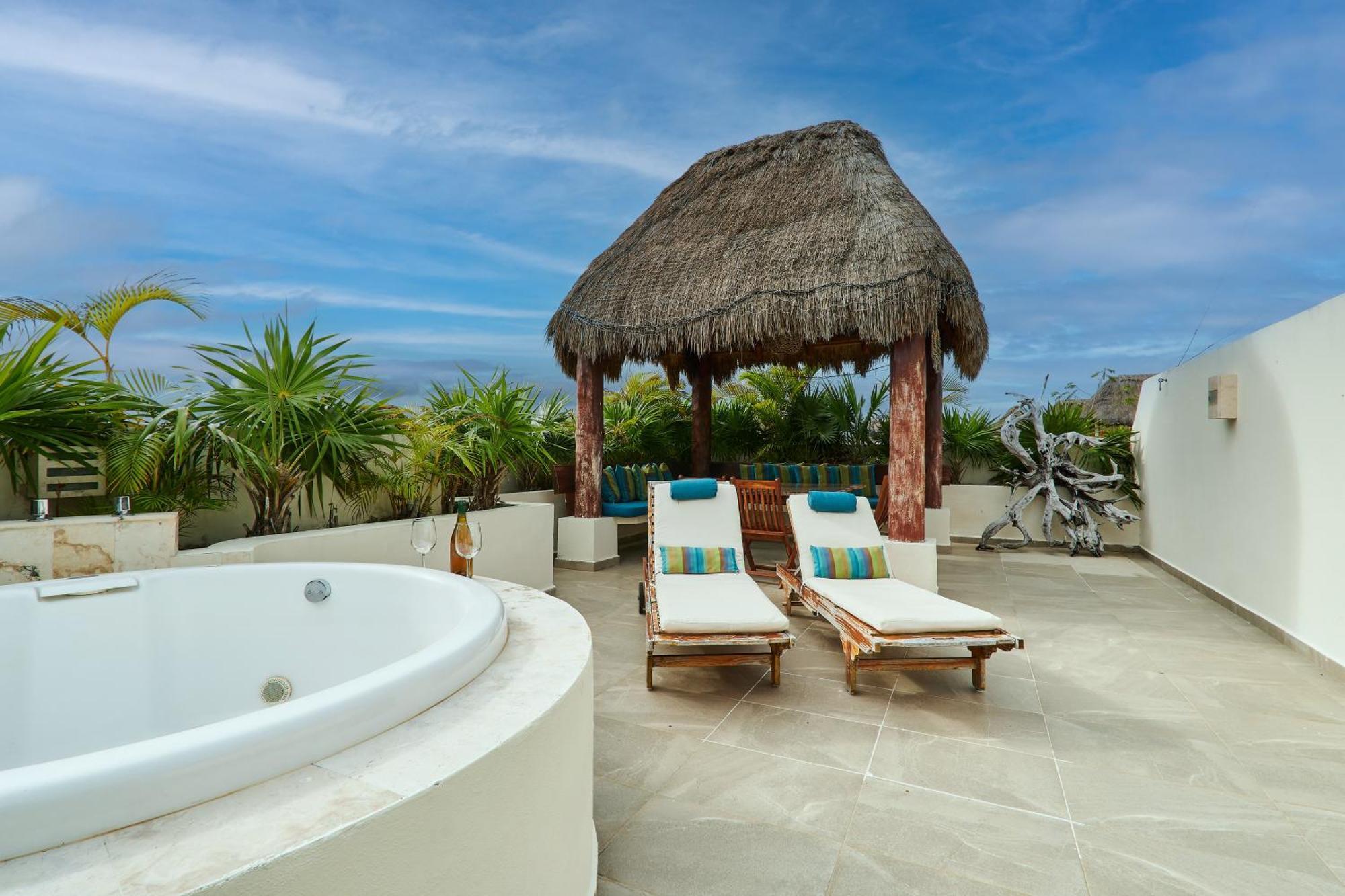 Apartment Aldea Zama Penthouse With Private Rooftop In Gated Community