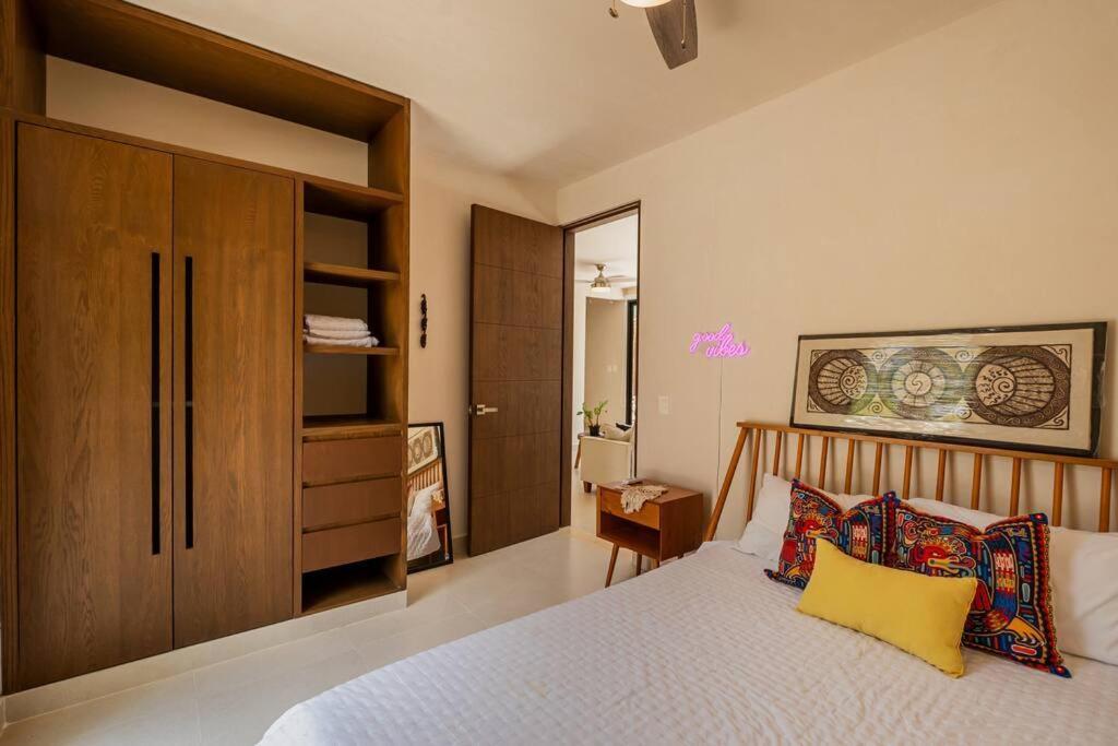 Close To Cenotes Private Pool 24hr Hr Security Gym Yoga Apartment *