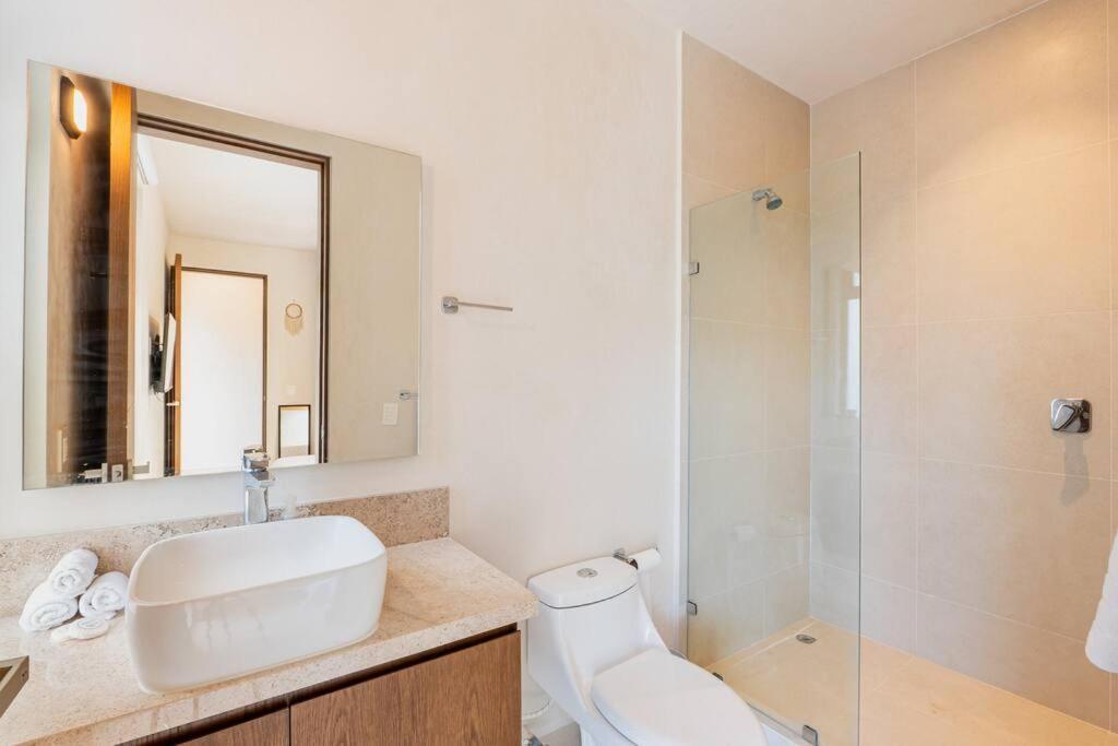 Close To Cenotes Private Pool 24hr Hr Security Gym Yoga Apartment